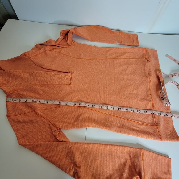 Ladies Cutter & Buck Shoreline Half Zip Pullover Orange Size XS Pocket - Picture 5 of 12
